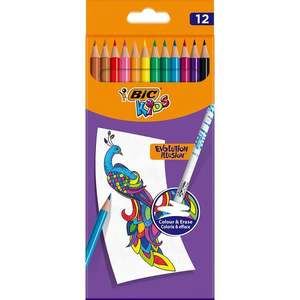 Creioane Colorate Bic Evolution, 12 imagine