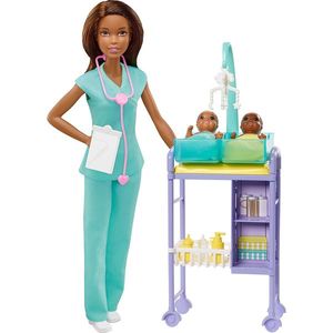 Set de joaca Barbie, Doctor pediatru, GKH24 imagine