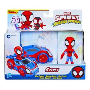 Figurina cu vehicul, Spiderman, Spidey and his Amazing Friends, Spidey imagine