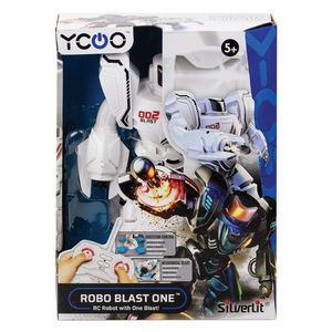 Robot cu telecomanda, Silverlit, Ycoo, Robo Blast One, Alb imagine