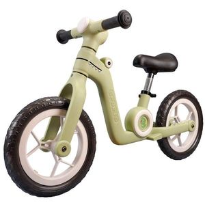 Bicicleta fara pedale, Action One Little Dino, 12 inch, Verde imagine