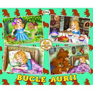 Puzzle 4 imagini - Bucle aurii | Dorinta imagine