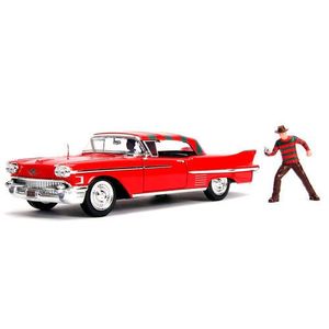 Macheta metalica - Freddie Krueger - 1958 Cadillac - Series 62 | Jada Toys imagine