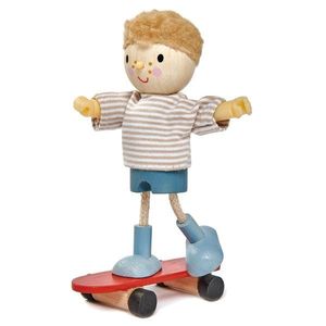 Figurina din lemn - Edward and his Skateboard | Tender Leaf Toys imagine