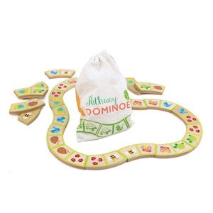 Jucarie din lemn - Garden Path Dominoes | Tender Leaf Toys imagine