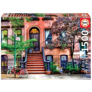 Puzzle 1500 piese - Greenwich Village, New York | Educa imagine