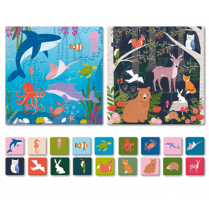 Puzzle educativ - Play Dudu: Little Detective-Find the animals | Ludattica imagine