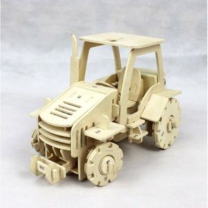 Puzzle 3D - Tractor | Robotime imagine