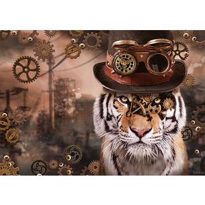 Puzzle 1000 de piese - Markus Binz - Steampunk Tiger | Schmidt imagine