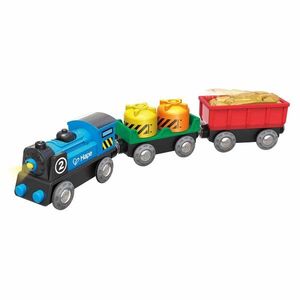 Trenulet - Battery Powered Rolling-Stock Set | Hape imagine