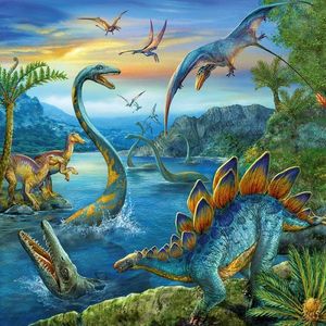 Puzzle 3x49 piese - Farmecul Dinozaurilor | Ravensburger imagine