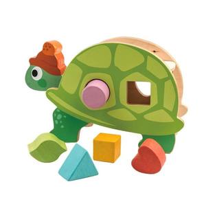 Jucarie din lemn - Tortoise Shape Sorter | Tender Leaf Toys imagine