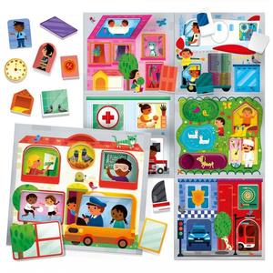 Puzzle educativ - Baby Play Town Montessori | Headu imagine