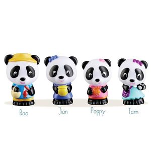 Set 4 figurine - Familia de Ursuleti Panda | Klorofil imagine