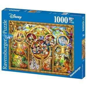 Puzzle 1000 piese - Temele Disney | Ravensburger imagine