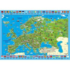 Puzzle 500 piese - Discover Europe | Schmidt imagine