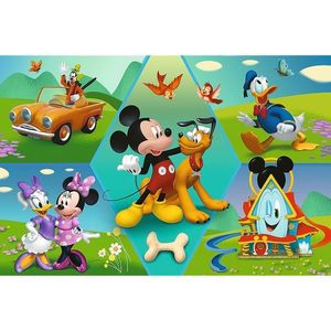 Puzzle - Primo Super Shape XXL - Disney, Mickey Amuzantul | Trefl imagine