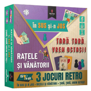 3 jocuri retro: In sus si-n jos. Ratele si vanatorii. Tara, tara, vrem ostasi! | Tiki-Tan imagine