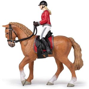 Figurina - Walking Horse with Riding Girl | Papo imagine