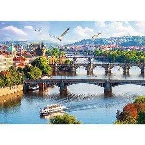 Puzzle 500 de piese - Orasul Praga | Trefl imagine