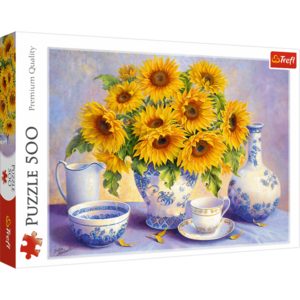 Puzzle 500 piese - Floarea soarelui | Trefl imagine