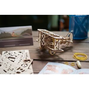 Puzzle 3D - Mini-Biplane | Ugears imagine