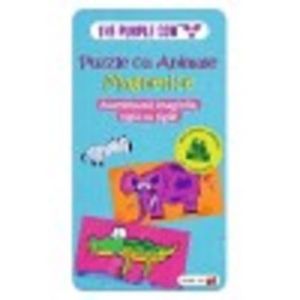 Puzzle cu animale magnetice imagine