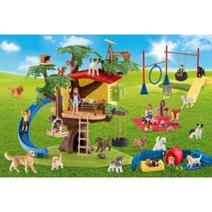 Puzzle 40 piese - Farm World with Happy Friends | Schmidt imagine