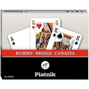 Set 2 pachete carti de joc - Poker, Bridge, Canasta | Piatnik imagine