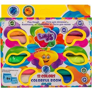 Set plastilina - Colorful Boom - 12 culori | Okto Clay imagine