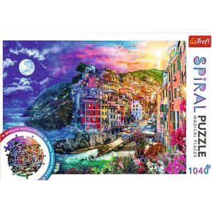 Puzzle 1040 piese - Spiral - Portul Magic | Trefl imagine