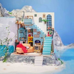 Puzzle - Minicasuta - Living Room - Joy's Peninsula | Robotime imagine