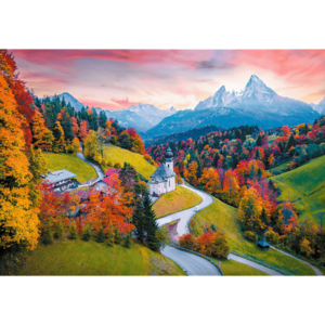 Puzzle 1000 piese - At the Foot of Alps - Bavaria - Germany | Trefl imagine