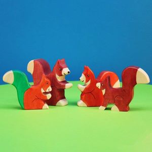 Set 4 figurine - Familie de veverite | Didy Toys imagine