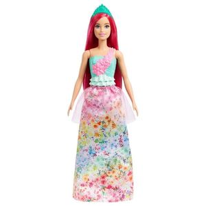 Papusa Barbie Dreamtopia - Printesa cu par roz imagine