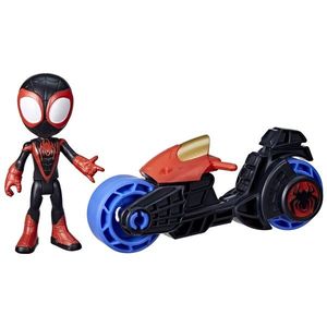 Figurina Spider-Man cu motocicleta imagine