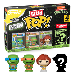 Set 4 figurine - Pop! Bitty - Teenage Mutant Ninja Turtles Leonardo | Funko imagine