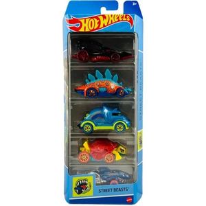 Set 5 masini - Street Beasts | Mattel imagine