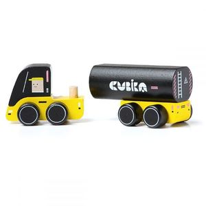 Jucarie din lemn - Toy-Truck - Yellow | Cubika imagine