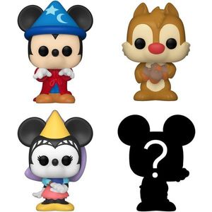 Set 4 figurine - Disney - Sorcerer Mickey, Dale, Princess Minnie | Funko imagine