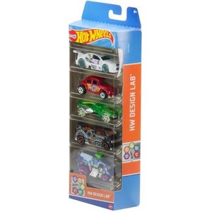 Set 5 masini - Hot Wheels - Design Lab | Mattel imagine