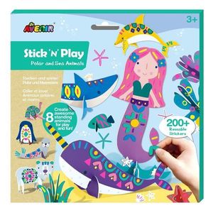 Set creativ - Stick 'n' Play- Animale polare si marine | Avenir imagine