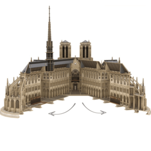 Puzzle 3D - Notre Dame | CubicFun imagine