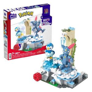 Set de constructie - Mega - Pokemon Piplup and Sneasel's Snow Day | Mattel imagine