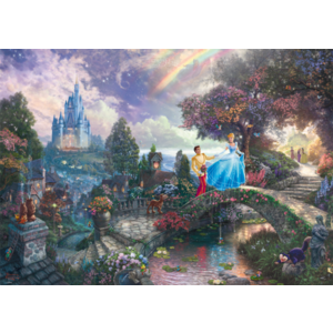 Puzzle 1000 piese - Thomas Kinkade - Disney - Cinderella | Schmidt imagine