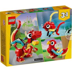 Lego Creator - Dragon rosu (31145) | LEGO imagine