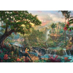 Puzzle 1000 piese - Thomas Kinkade - The Jungle Book | Schmidt imagine