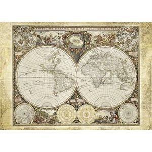 Puzzle 2000 piese - Thomas Kinkade - Historical Map of The World | Schmidt imagine