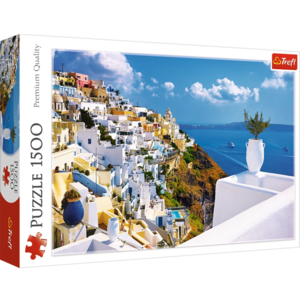 Puzzle 1500 piese - Santorini | Trefl imagine