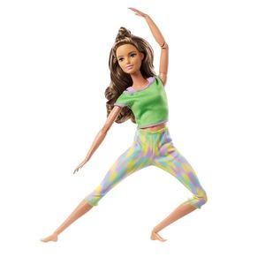 Papusa - Barbie Made To Move - Barbie satena cu tinuta verde | Mattel imagine